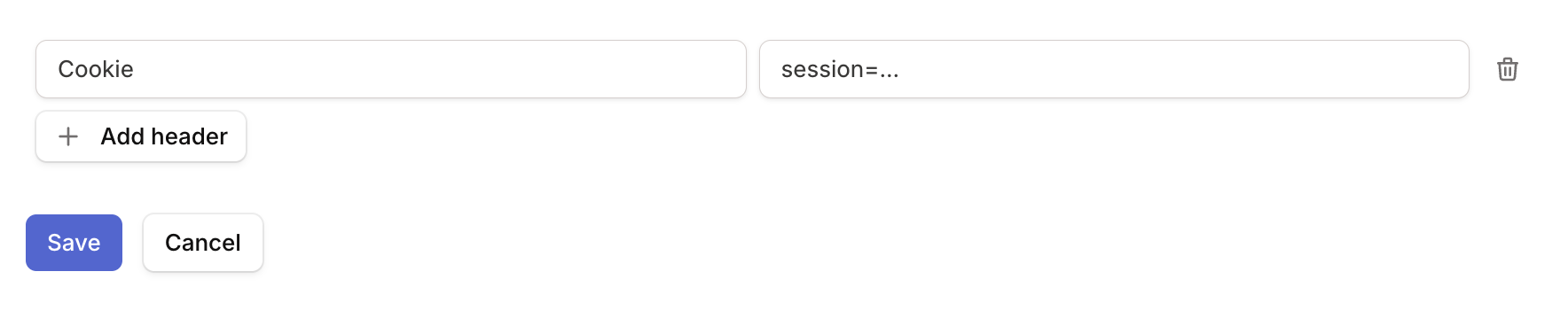 Header-based authentication